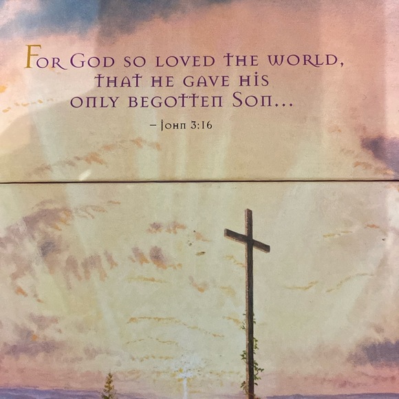 Vintage 2002 THOMAS KINKADE Painter Of Light rare Sunrise Cardboard Box - Picture 4 of 10